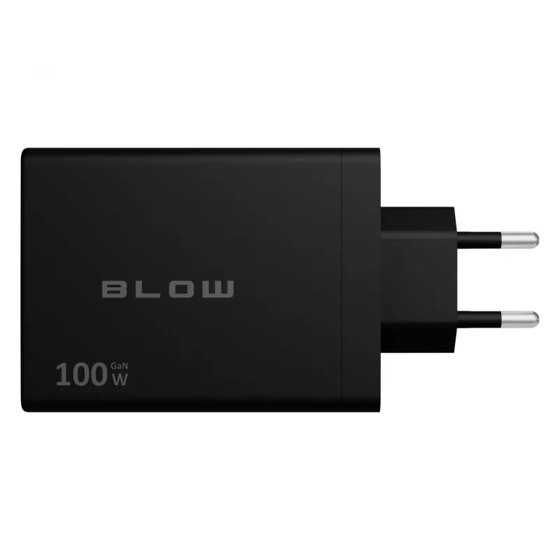 BLOW 4xUSB-C PD 100W GaN Wandladegerät, schwarz
