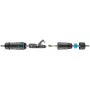 Goobay Outdoor (IP68) Netzwerkkabel-Verbinder, CAT 6A ungeschirmt, UTP – staub- und wasserdicht, Klemmleiste für LSA-Montage (werkzeugfrei) (44416)