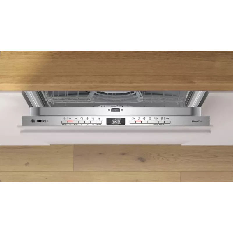 Einbau-Geschirrspüler Bosch SMV4EVX11E — vollintegrierbar, 14 Maßgedecke, 9 L/Spülgang, 44 dB, Energieklasse B