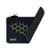 TRACER GameZone Hexy1 RGB Maus- und Tastaturunterlage, 80 x 30 x 0,4 cm, Schwarz