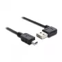 USB Kabel DeLOCK 2m USB 2.0 A - miniUSB m/m 83379 Schwarz