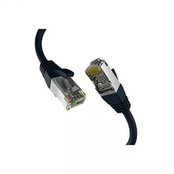 EFB-Elektronik CAT8.1 schwarz 3m RJ45 Patchkabel S/FTP PIMF LSZH 2000MHZ 40GB Netzwerkkabel Hersteller: EFB Elektronik (EC020200304)