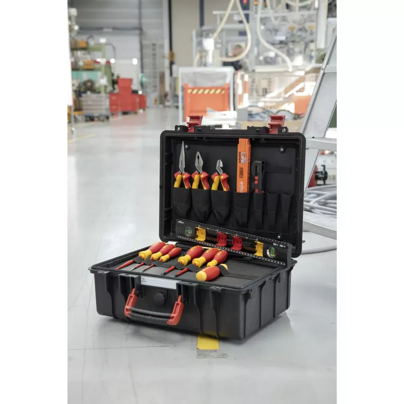 Wiha 45530 Basic Set L electric Werkzeug-Set, 18-teilig, mit Koffer