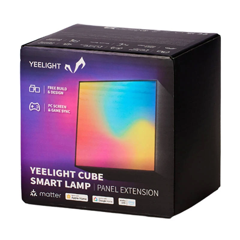 Yeelight Smart Cube Light Panel YLFWD-0006 Gaming-Lichtpanel, Schwarz