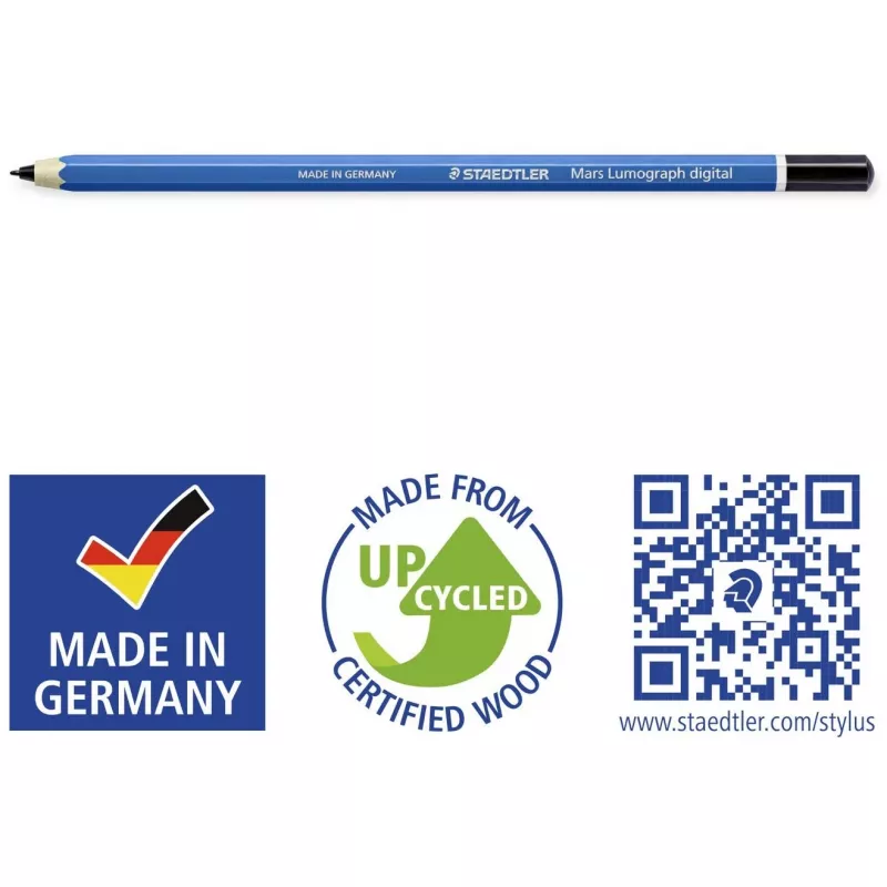 Staedtler Mars Lumograph Digital Classic Digitaler Stift, Blau