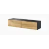 Cama TV stand VIGO 140 30/140/40 Schwarz/wotan oak