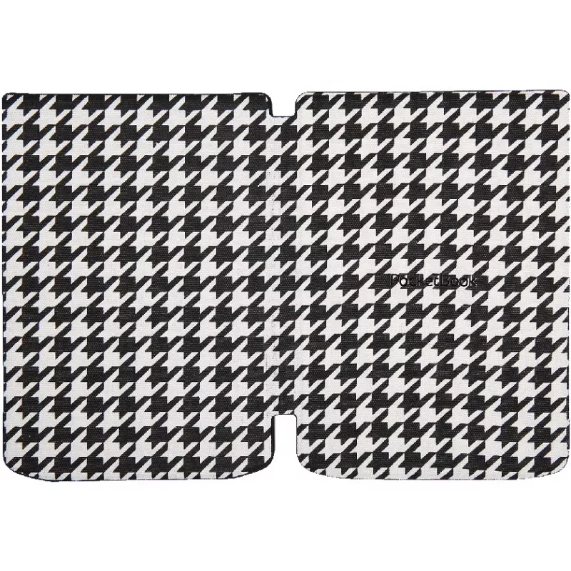 Folio-Hülle für 6-Zoll-E-Book-Reader PocketBook Shell — Schwarz/Weiß, 112 × 160 × 12,5 mm