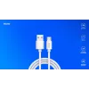 Savio USB 2.0 USB A - Micro USB Weiß CL-167 3 m Kabel
