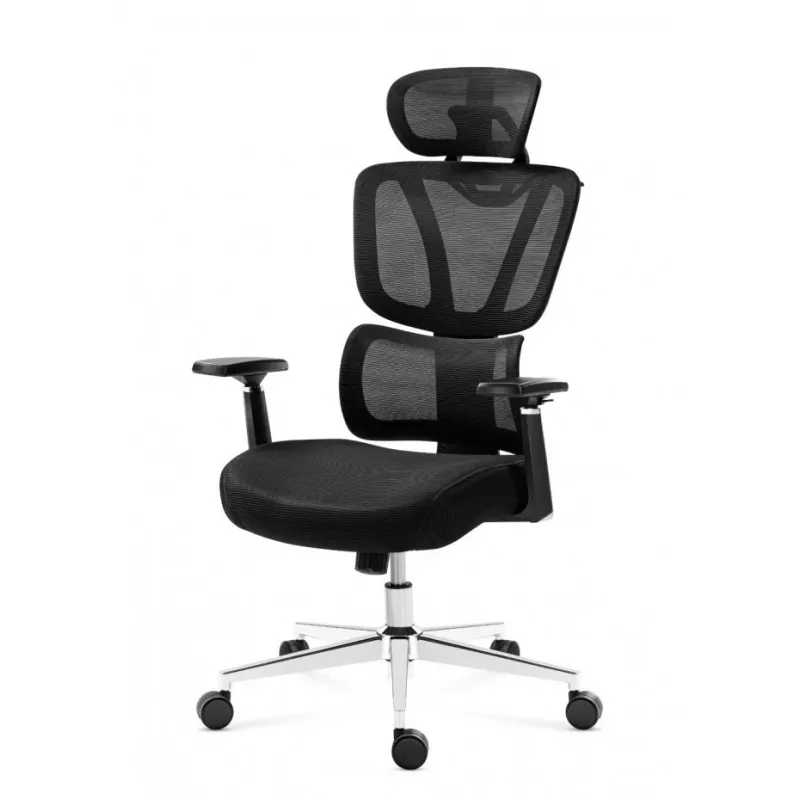Bürostuhl mark adler Expert 4.6 Schwarz Drehstuhl MA-EXPERT 4.6 Schwarz, schwarze Polsterung, einstellbare Funktionen