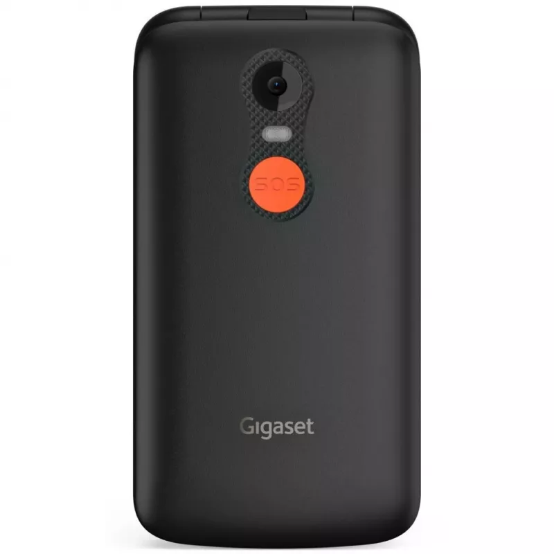 Gigaset GL595 Senioren-Handy 7,11 cm (2,8 Zoll) Dual SIM, SOS-Taste, spritzwasser- und staubgeschützt, 32 MB RAM, microSD-Steckplatz, Schwarz