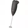 Clatronic MS 3089 batteriebetriebener Milchaufschäumer, Schwarz/Edelstahl