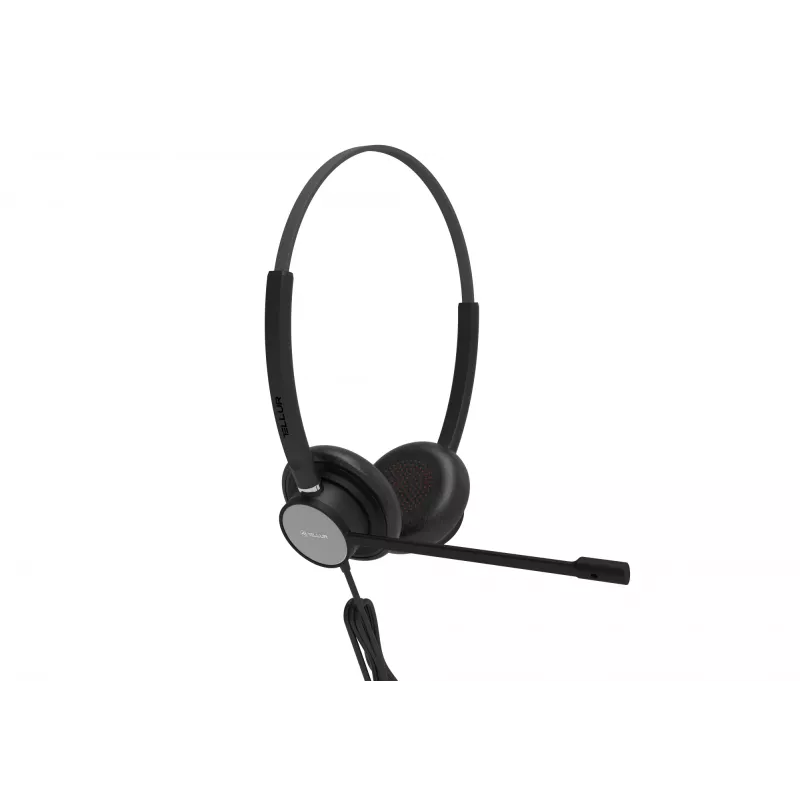 Headset Tellur Voice 420 Kabelgebundenes Headset Binaural Schwarz TLL411006