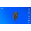 SAVIO LA-06/B 30-W-Wandladegerät, USB-A + USB-C, Quick Charge, Power Delivery 3.0, Schwarz