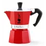 Bialetti Moka Express 1TZ Mokkakanne, 1 Tasse (50 ml), rot