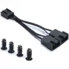 Fractal Design Venturi HP-12 PWM 120-mm-Gehäuselüfter, weiß