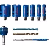 Bosch 2 608 900 490 Expert Construction Material Lochsägenset, 10-teilig, 20–64 mm