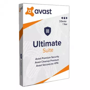 Avast Ultimate Lizenzschlüssel – 3 Geräte, 1 Jahr (Global)