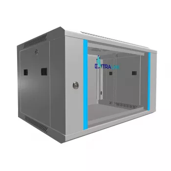 Wandmontierter Schrank Extralink Extralink Rackmount cabinet 6U 600x450 Grau