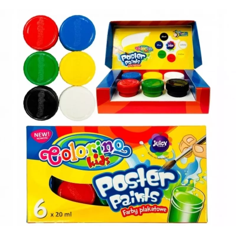 Colorino Kids Plakatfarben 6 Farben 20 ml