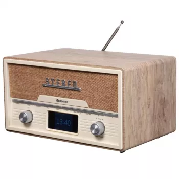 Persönlicher CD-Player Denver MDA-525LW Holz 10 W DAB+ FM