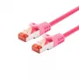 LOGON TCR66SS070M Netzwerk-Patchkabel Cat6 S/FTP (S-STP), 7 m, Magenta
