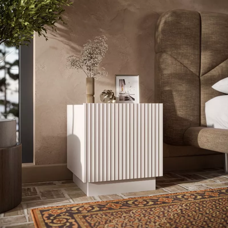 Nachttisch-Set Cama meble LIVERTI 2 Stk., 45×42×47 cm, Cashmere-Farbe, MDF und Spanplatte