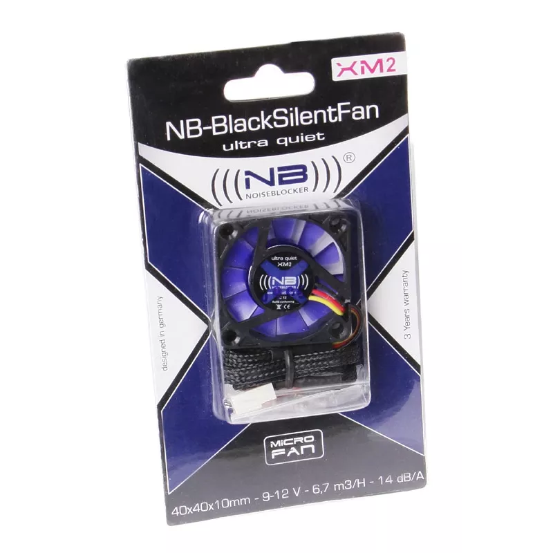 NOISEBLOCKER BlackSilentFan XM-2 40mm Schwarz