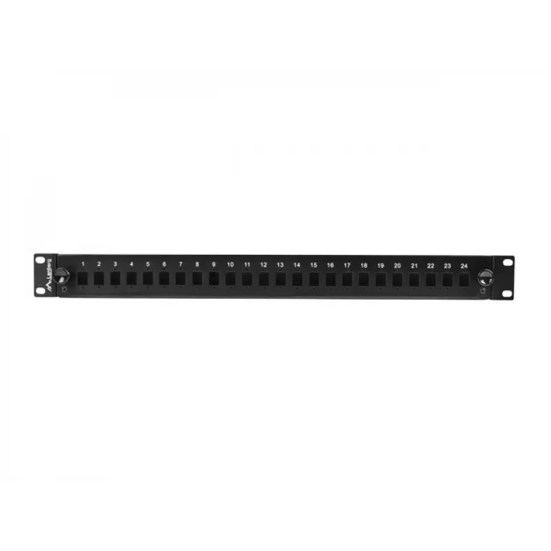 Glasfaser-Patchpanel Rack 1U 24x SC/LC 19 inch