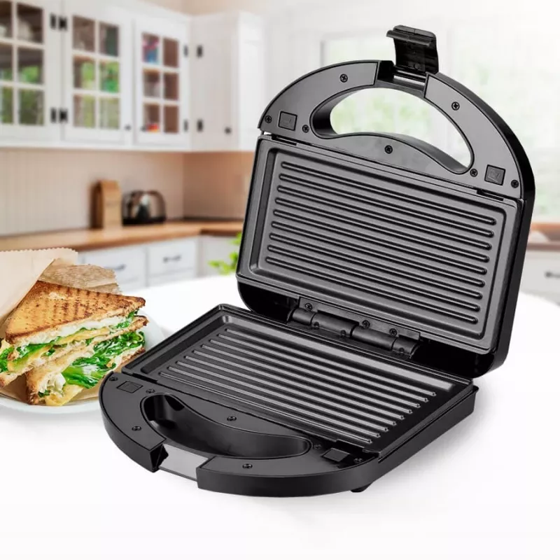 Toaster Sandwich Maker Maestro MR-709 3in1 750W – Sandwichpresse, Grill- & Waffelplatten, weiß