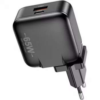 Ladegerät GaN 65W USB+USB -C EU+US
