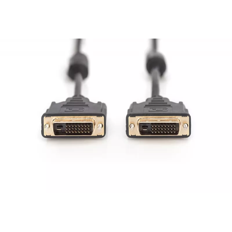 ASSMANN Monitorkabel DVI 2m Dual Link St/St 2Ferrit Kerne Anschlusskabel K8 bulk 24+1 (AK-320101-020-S)