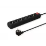 SAVIO LZ-04 Steckdosenleiste Schwarz