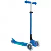 Primo Foldable Plus Lights, Scooter dunkelblau/türkis