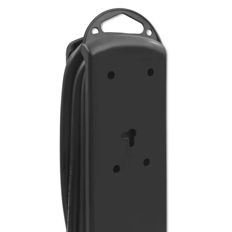 Überspannungsschutz Qoltec 50113 Schwarz 8 AC-Ausgänge 230 V 1,8 m