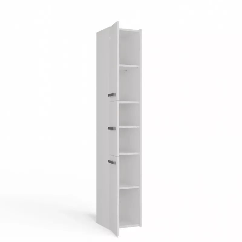 Top E Shop S33 BIEL Badezimmerschrank, Weiß