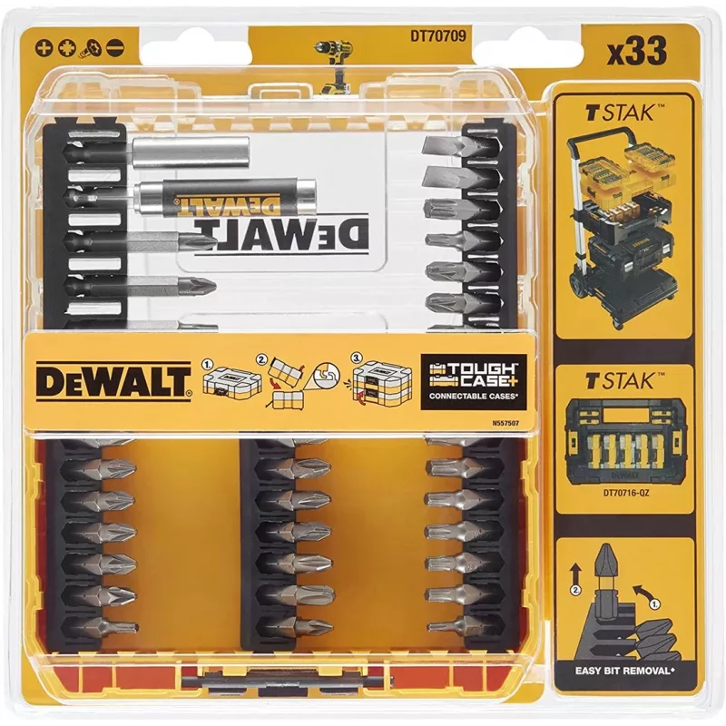 DeWALT DT70709-QZ Schraubendreher-Bits 33 Stk.