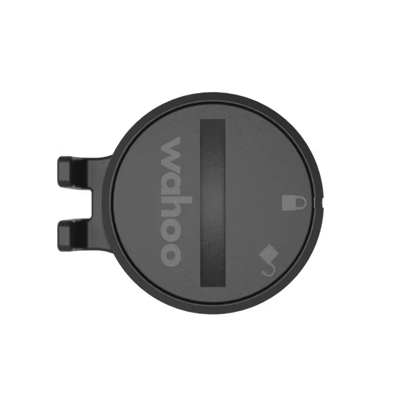 Radgeschwindigkeits-/Trittfrequenzsensor Wahoo TRACKR — kabellos, IPX7 wasserdicht, CR2032-Batterie, 35×32×18 mm, 13 g