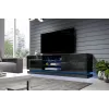 Cama TV-Schrank QIU 200 MDF schwarz glänzend/schwarz glänzend