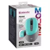 Defender Feam MM-296 52294 kabellose Maus, leiser Klick, optisch, 1600 DPI, USB, Mint