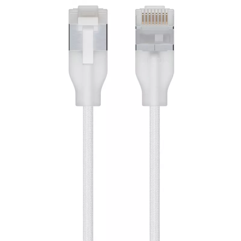 Netzwerkkabel Ubiquiti UACC-Cable-Patch-EL-C6A-0.3M-W RJ-45 Cat6a 0,3 m Transparent Weiß