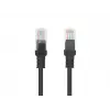 Netzwerkkabel LANBERG PCU6-10CC-0100-BK RJ-45 Cat6 1 m Schwarz U/UTP