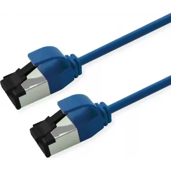 ROLINE U/FTP Patchkabel Cat.8.1 LSOH schlank Blau 3m (21.15.3256)