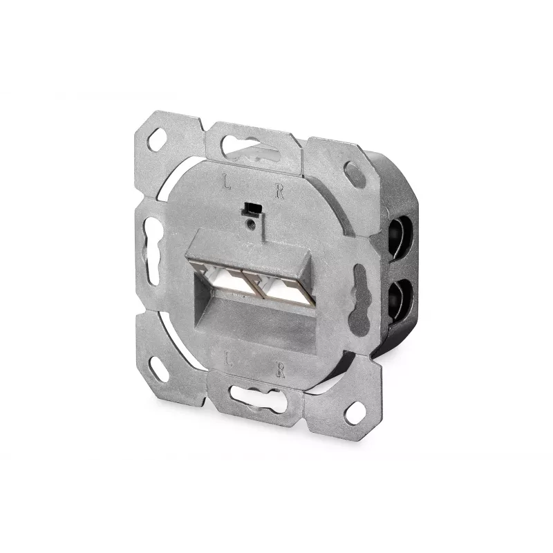 Digitus DN-9006-N CAT 6, Klasse E, Datendose, geschirmt, Aufputz, weiß