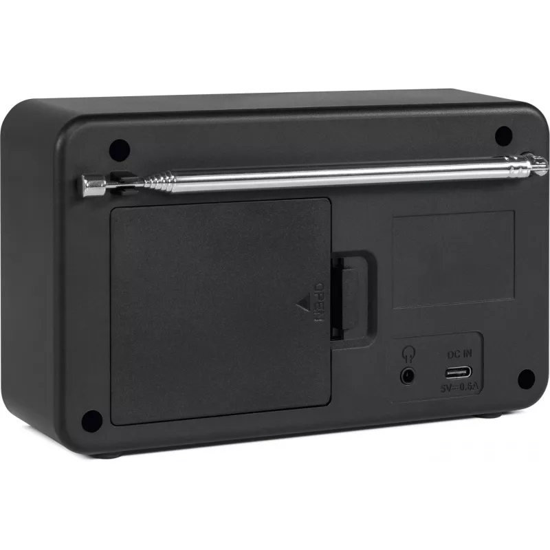 TechniSat VIOLA 200 DAB+ Digitalradiowecker, Weiß/Schwarz