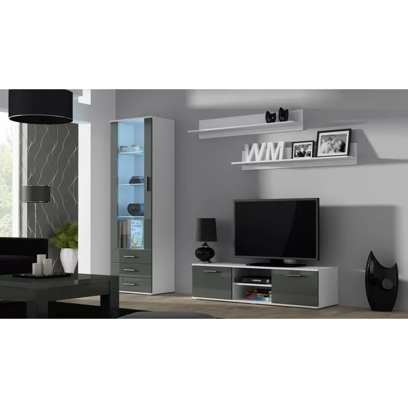 Cama Set of two shelves 125cm SOHO weiß matt