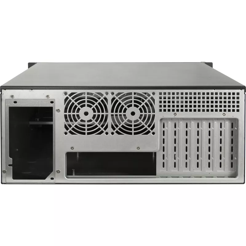 Rackmount-Gehäuse INTER-TECH IPC 4U-4508 Schwarz — 4U Server-/PC-Chassis, Rackmount