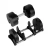 Verstellbare Gusseisen-Hantel Rebel Active 36 kg, automatische 2-kg-Schritte