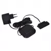 Aufbaustrahler für Regale cama meble Cama blau 3LED, rechteckig, Aufputz, schwarz, Netzstrom