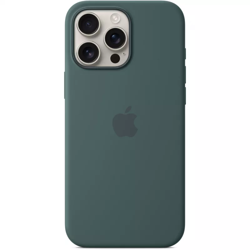 Silicone Case mit MagSafe für iPhone 16 Pro Max - Seegrün