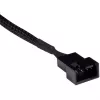 Alphacool 18681 Y-Splitter 4-Pin auf 3x 4-Pin PWM Kabel 60 cm, schwarz